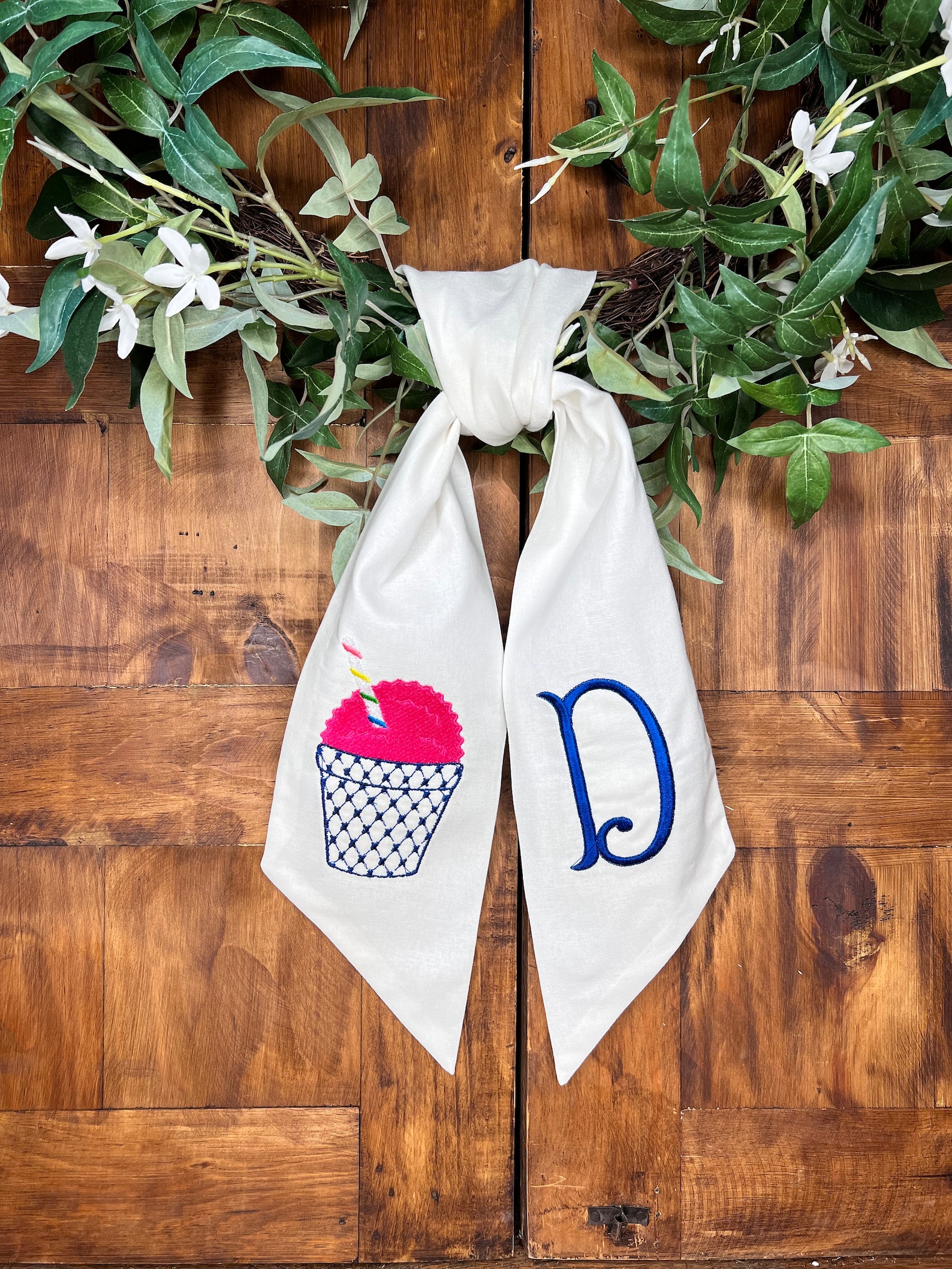 Snow Cone Wreath Sash