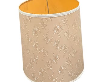 Vintage Silk Drum Lampshade