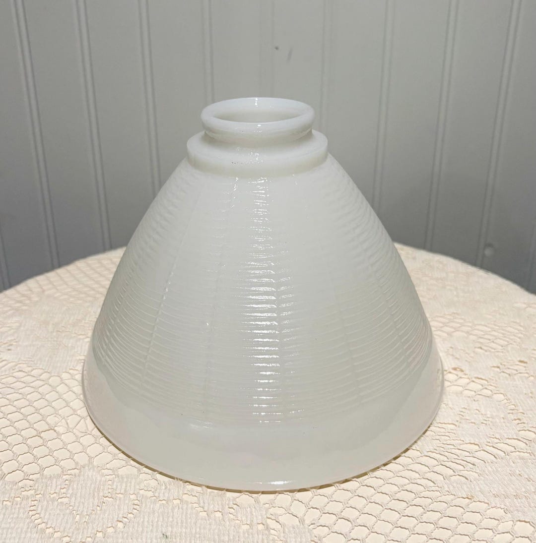 Glass Torchiere Diffuser Vintage Milk Glass Torchiere Diffuser Lamp Shade - Etsy