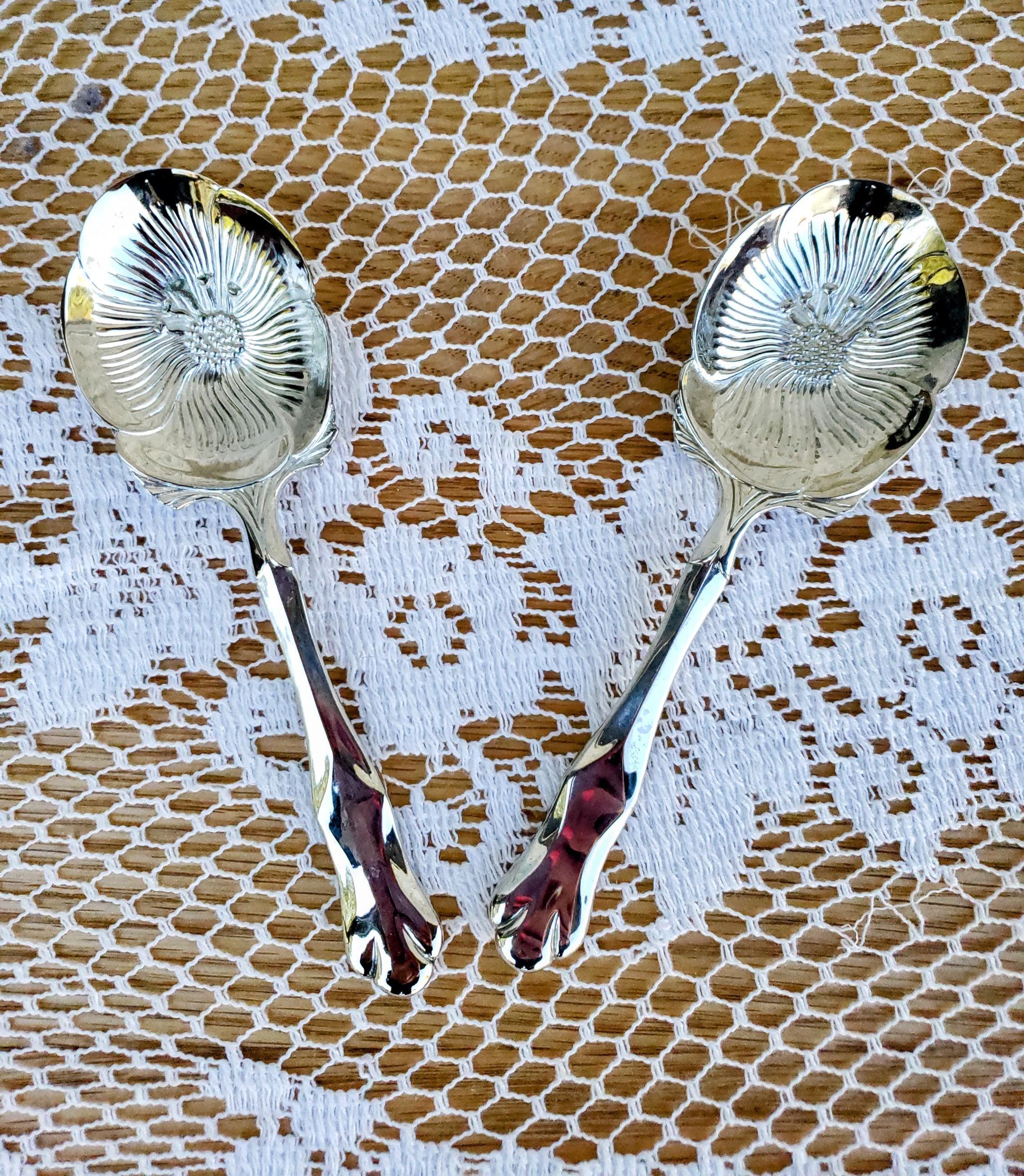 Jelly Spoon Indiana Antique US Silver-Plated Flatware for