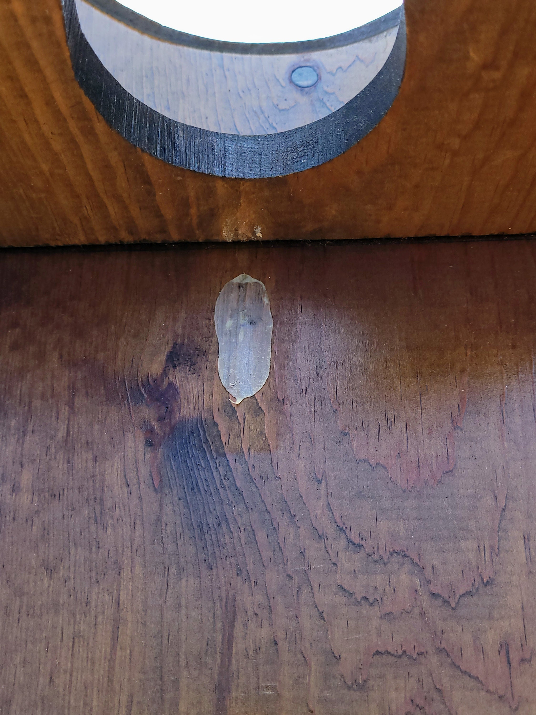 Vintage Wall Mounted Wooden Oil Lamp Holder With Mirror Etsy