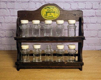 Vintage Wall Hung Spice Rack