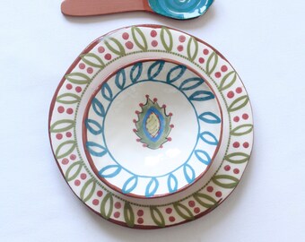 Handmade Ceramic Plate Set