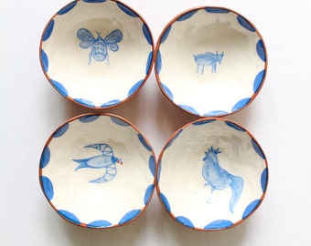 Handgemachte Keramikschalen