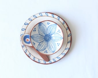 Handmade Ceramic Plate Set