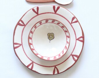 Handmade Ceramic Plate Set