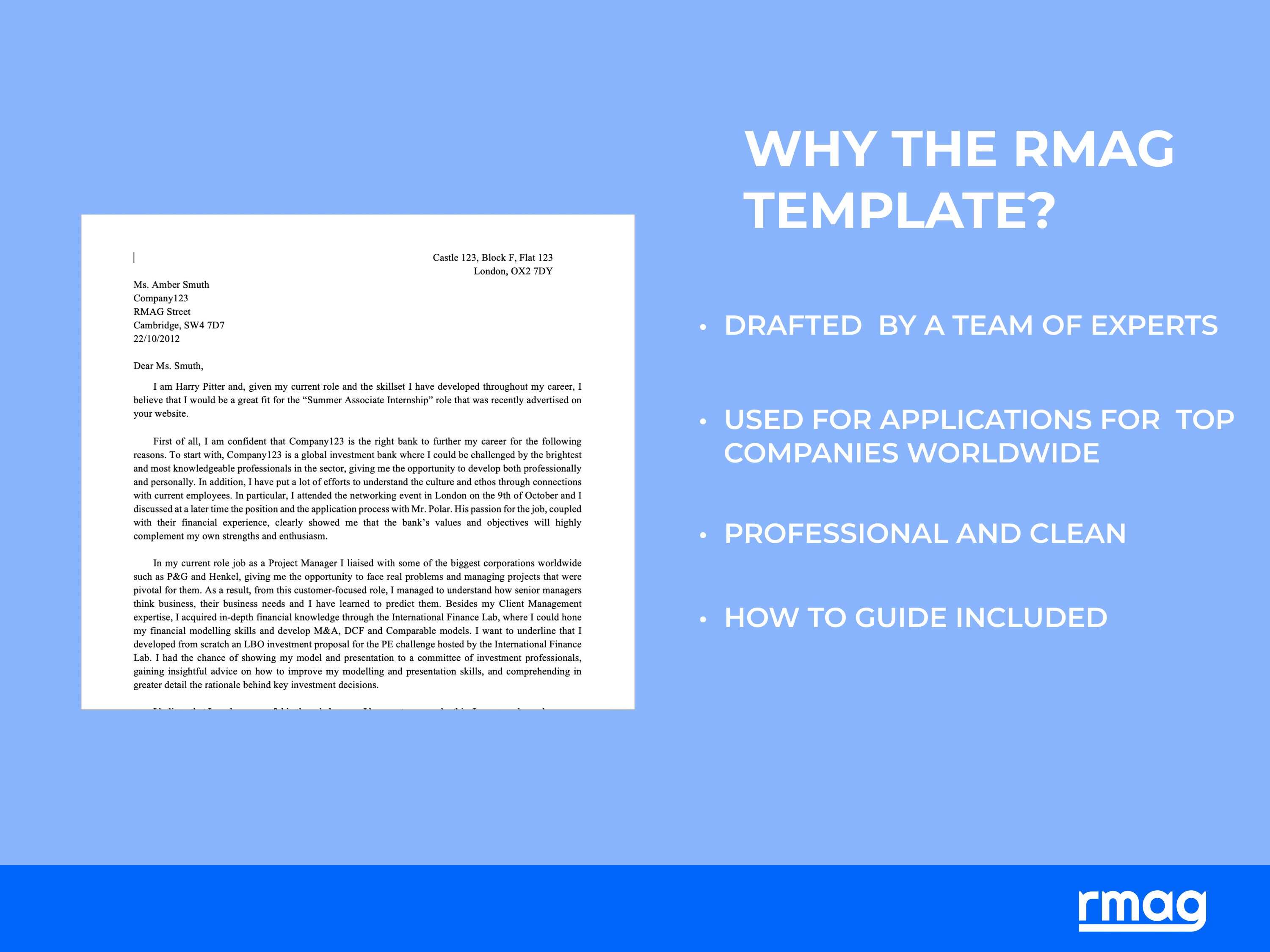 Professional Cover Letter Template For Word Pages Clean Etsy