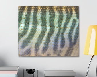 Musky Fish Painting Tiger Musky Canvas Gallery Wrap Art