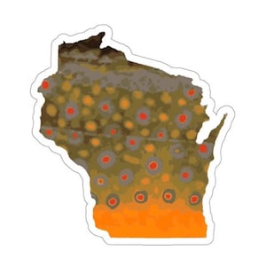 Brook Trout State Decal (Choose Your State)