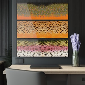 Trout Art Acrylic Print Set