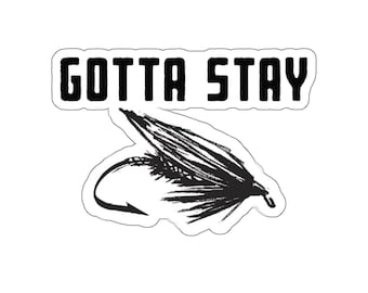 Calcomanía de pesca con mosca Pegatina de pesca con mosca