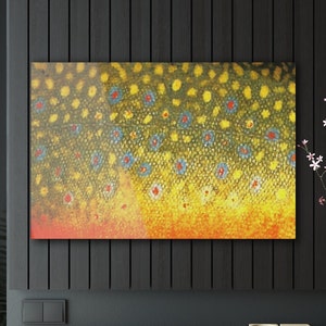Fly Fishing Art Brook Trout Art Acrylic Print