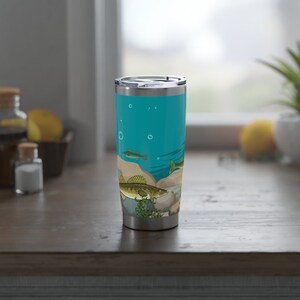Walleye Fishing 20 Ounce Tumbler Travel Mug
