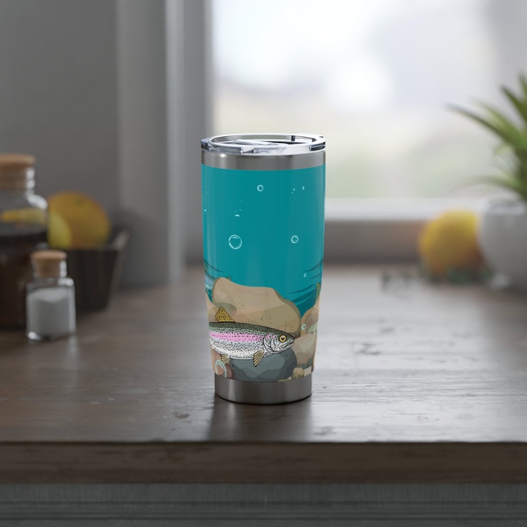 Rainbow Trout Fly Fishing 20 Ounce Tumbler Travel Mug - Etsy