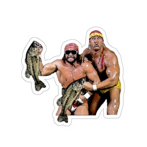Bass Fishing Sticker Grappige visserij Sticker