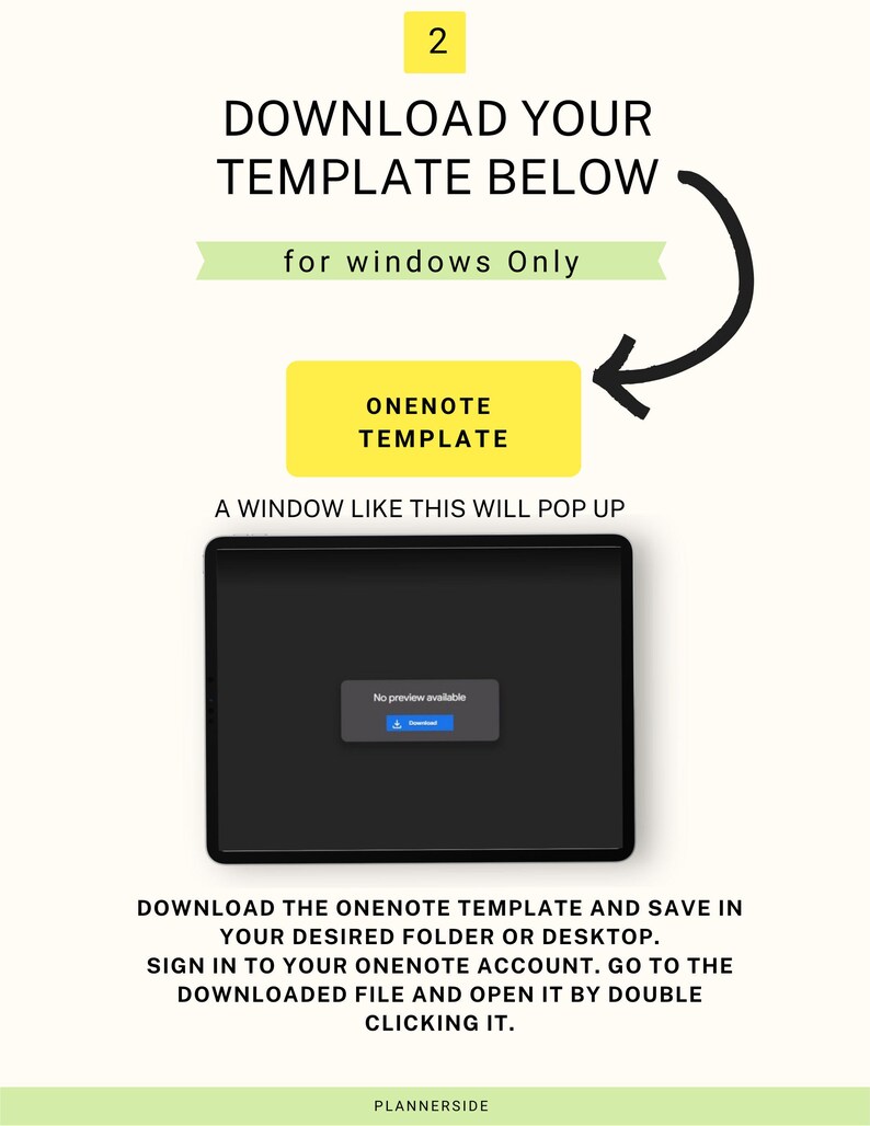 Notebook Backgrounds For Onenote Onenote Business Planner Template | Digital Download | Organize Goals ...