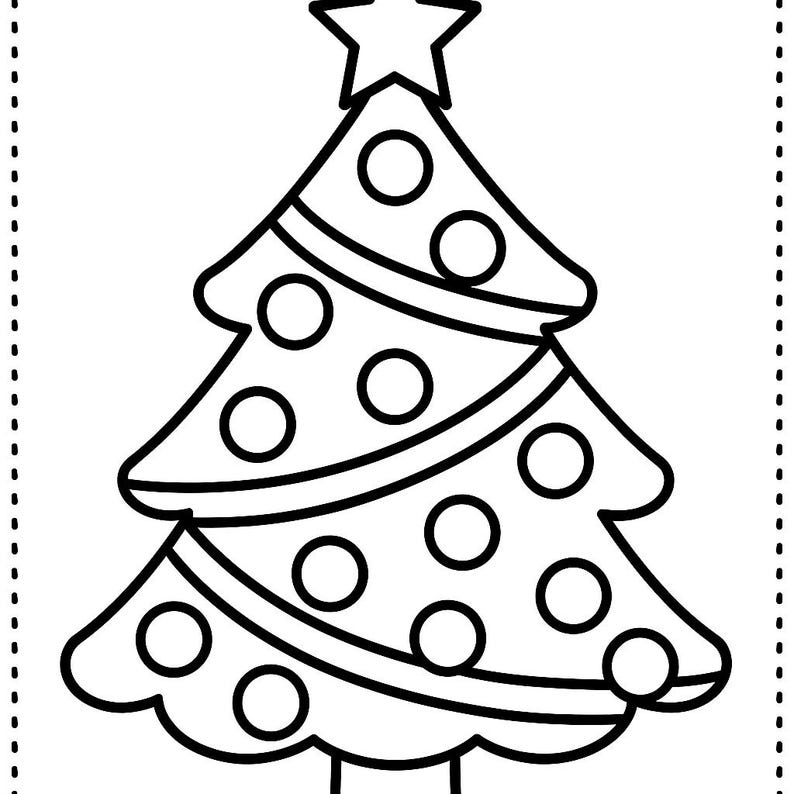 Christmas Dot Marker Coloring Pages – 24 Printable Holiday Activity ...