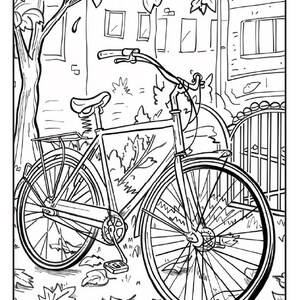 100 Bicycle Coloring Pages PDF, Fun and Creative Activity for Kids, Ideal Gift for Bicycle Lovers and Art Enthusiasts image 8