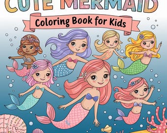 110 Malvorlagen Meerjungfrau – Lustiges druckbares PDF für Kinder und Mädchen! Bezaubernde Designs, die Kreativität und Entspannung anregen
