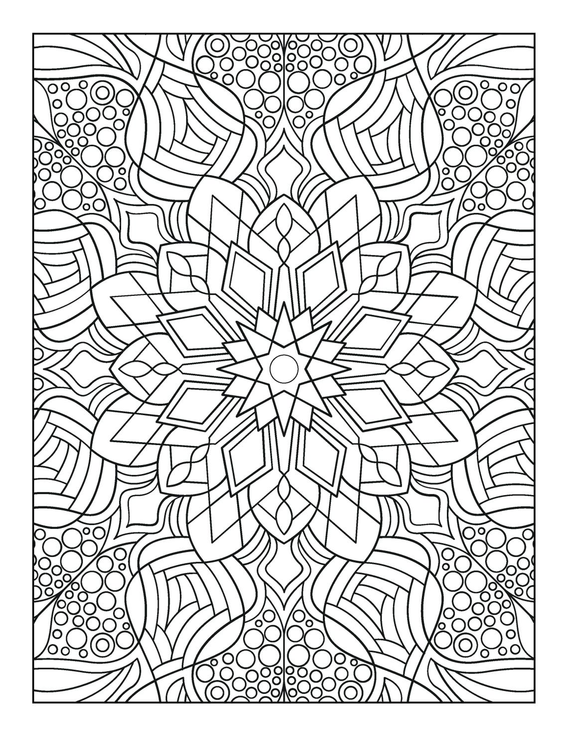 80 Mandala Coloring Pages | Intricate Mandala Designs | Stress Relief ...