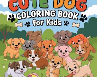 110 Malvorlagen für Hündchen – bezauberndes druckbares PDF für Kinder und Erwachsene. Lustige, entspannende Designs, perfekt für alle Altersgruppen und Hundeliebhaber