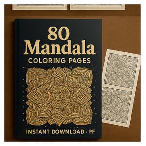 80 Mandala Coloring Pages | Intricate Mandala Designs | Stress Relief ...