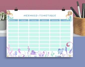 mermaid timetable