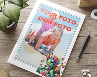 Diario de mamá personalizado con foto individual