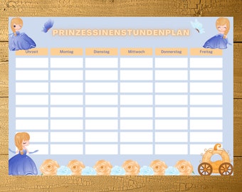 princess lesson plan