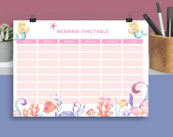 mermaid timetable