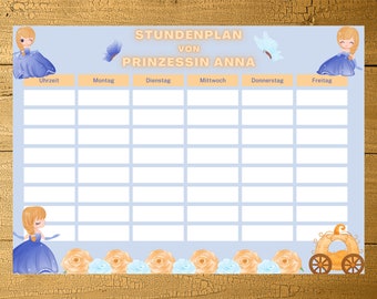 Stundenplan von Prinzessin ........