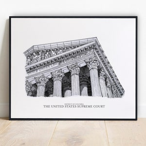 supreme court drawing sketch