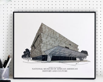 National Museum of African American History and Culture | Washington DC Collection | Drawing | Art Print