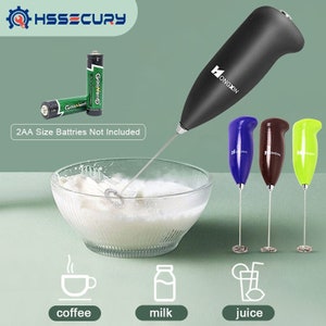 Mousse de lait Mini mixeur électrique - Fouet Crémier - Batteur d