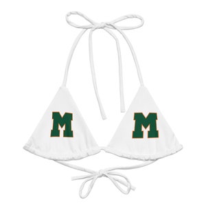 U of Miami Bikini top