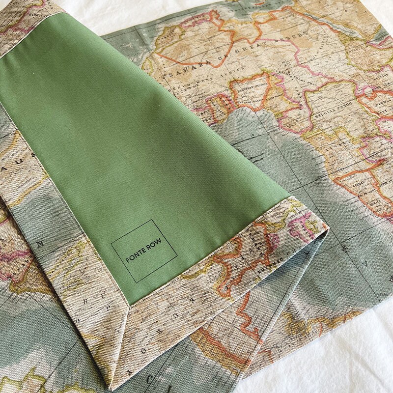 World Map Placemats Etsy