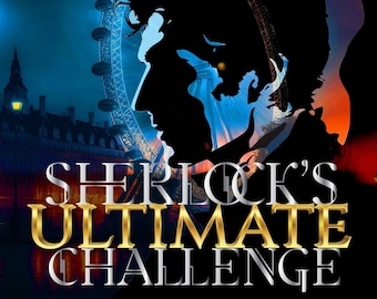 Sherlock's ULTIMATE Challenge Virtual Escape Room, Online Escape Room, Escape Room, Family Game Night, Mystery Escape, Team-building Escape