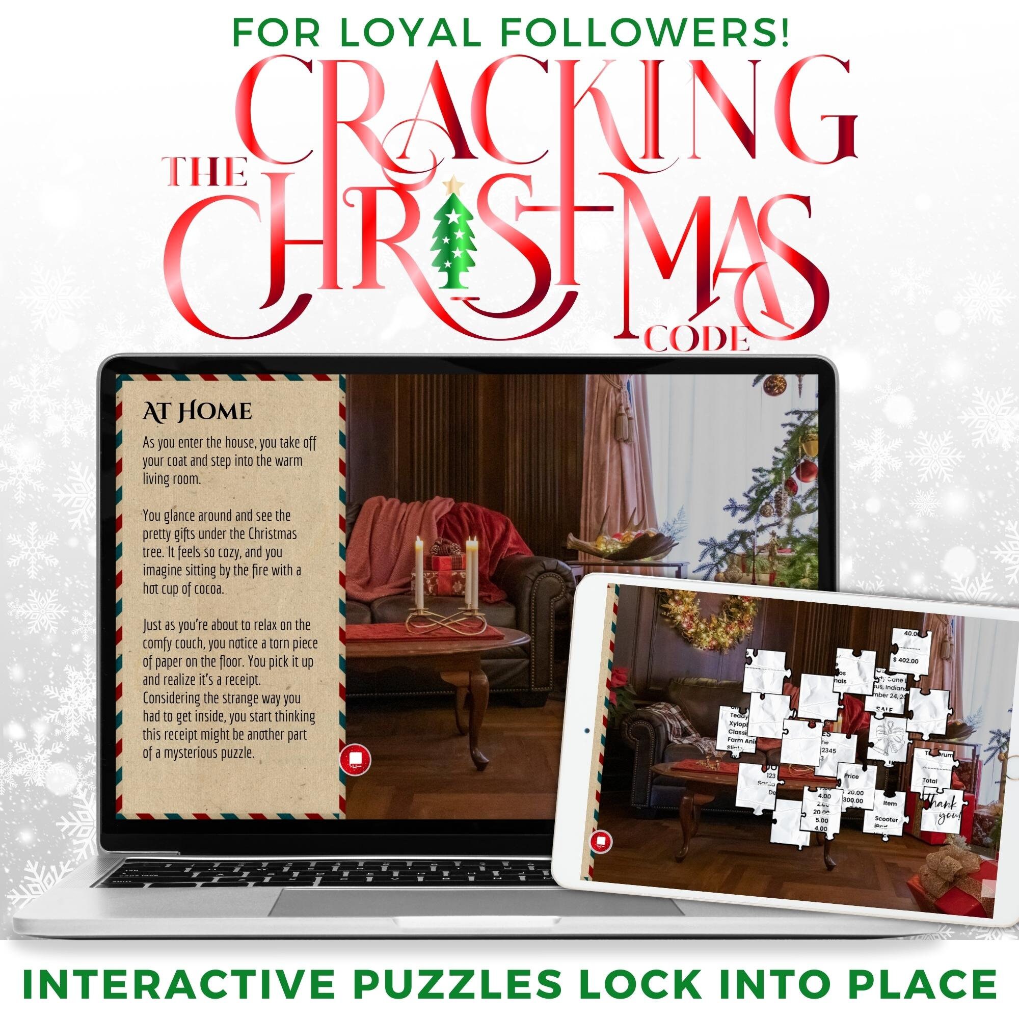Cracking the Christmas Code 2-LOCK Trial Virtual Escape Room, Christmas 