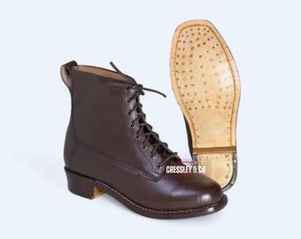 Handmade British B2 Military Boots – Vintage Style Leather Combat Boots, Rugged Military Inspired Footwear