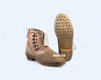 Handcrafted M1893 Leather Boots | German Side-Lace, Historical Replica