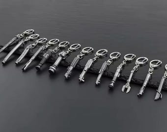 Lightsaber Style Keychain