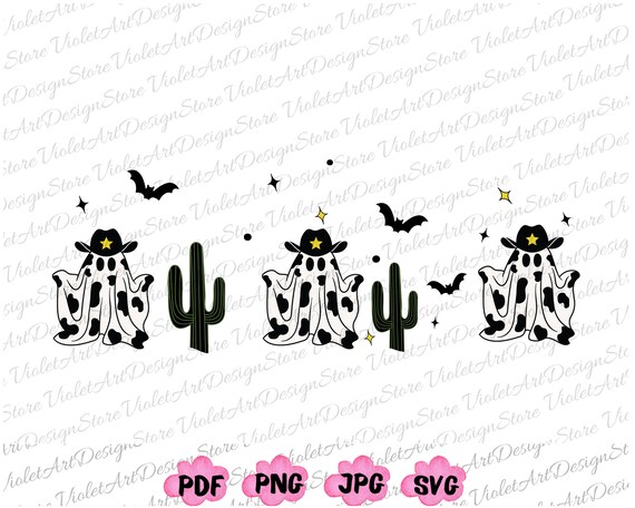 Halloween Cow Svg, Halloween Cow Png, Western Halloween svg, Halloween Cowboy Svg, Ghost Cow Svg, Halloween Cow, Halloween Svg, Western Svg