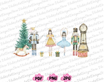 Nutcracker Png, Cute Christmas Png, Christmas Nutcracker, Nutcracker Shirt, Christmas Digital Art Download,Nutcracker Retro Christmas Png