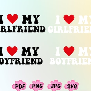 Ik hou van mijn vriendin shirt SVG, I Heart My Boyfriend PNG, Valentijnsdag Design, Valentine PNG, Valentine Gift, Boyfriend Shirt Png, Love Svg