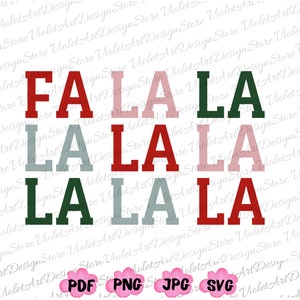 Fa La La PNG, Wesołych Świąt PNG, Fa La La PNG, świąteczna piosenka PNG, Xmas Png, świąteczna sublimacja PNG, Jpg, projekt pliku Cricut