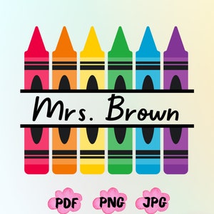 Customized Teacher Png Back to School Svgkindergarten - Etsy