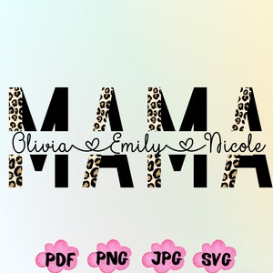 Personalized Mama Shirt Svg Png, Custom Mama Svg, Mama Custom Text, Custom Mama With Name, Mama Svg, Mama Png, Cricut Cut File, PNG Files