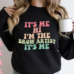 C'est moi, salut, je suis artiste sourcils c'est moi chemise Svg Png, je suis le problème rétro, artiste sourcils Png, cadeau de vacances, concert chemise Svg, musique country