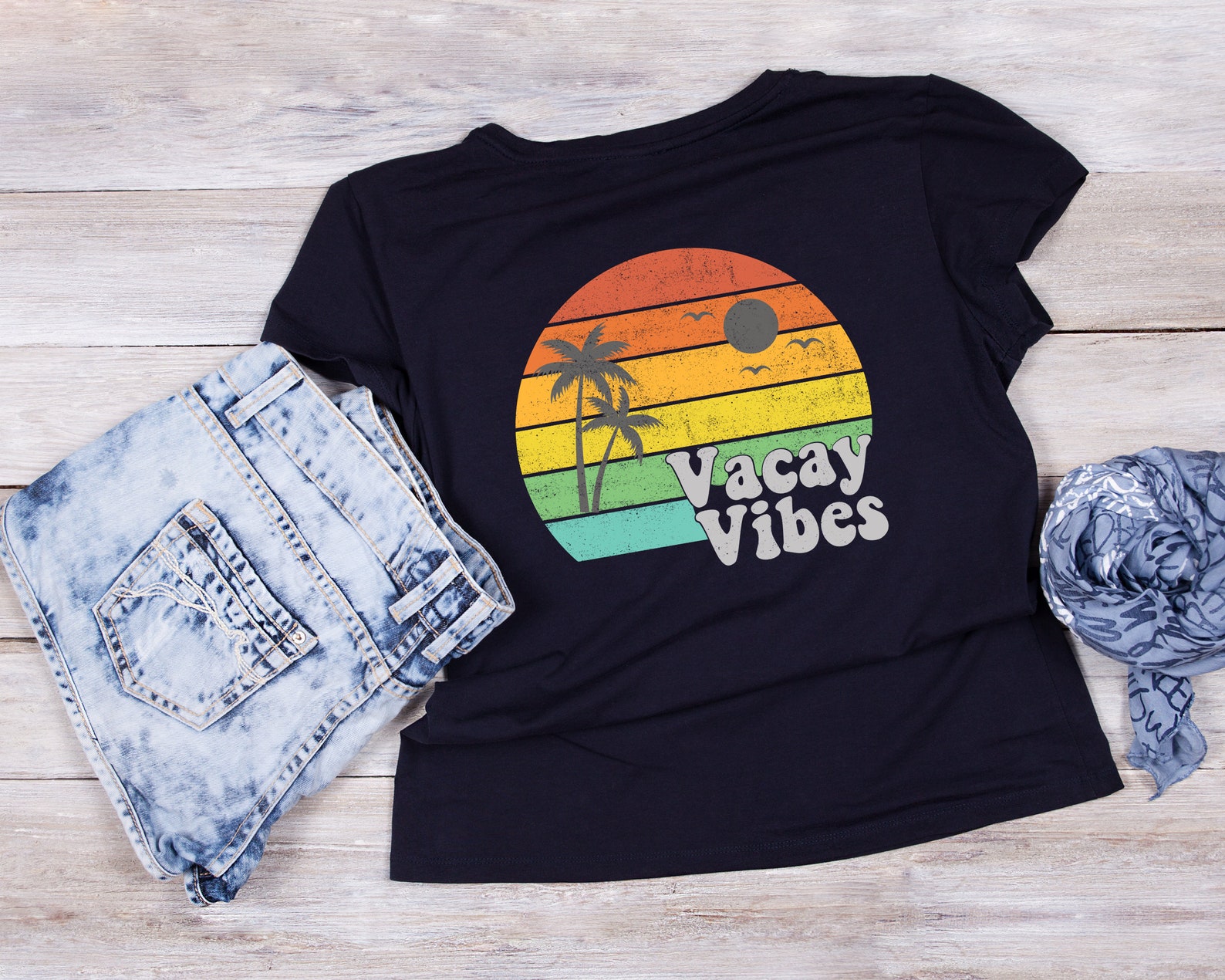Vacay Vibes Shirt Png, Vacation Png, Vacay Vibes Png, Camping Mode Png ...