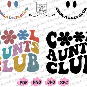 Coole Tanten Club Shirt Png SVG, Coole Tanten Png, Tante Geschenk, Tante Geburtstagsgeschenk, Coole Tanten SVG, Schwester Geschenke, Tante Shirt Png SVG, Tante Png